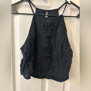 A&Fitch lace high neck tank